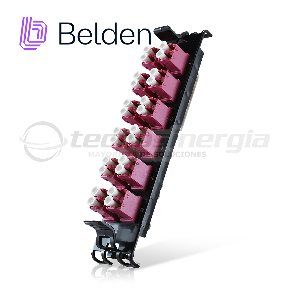 Frame FX ECX Belden FF4X12LD OM4 LC Duplex 12 Puertos Erika Violeta