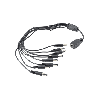 Cable con 9 Vías para Alimentar 8 Cámaras TURBOHD y DVR TURBOHD epcom / HIKVISION