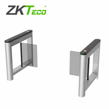 TORNIQUETE DE ALETAS ABATIBLES ZKTECO MODELO S1000 PARA CREAR UN CARRIL INCORPORA CUBIERTA DE CRISTAL TEMPLADO AGREGANDO ELEGANCIA AL DISEÑO, COMPATIBLE CON LECTORES DE TARJETAS DE PROXIMIDAD DE 125KHZ ESPACIO PARA COLOCAR DISPOSITIVOS FACIALES, ELEGANTE DISEÑO DE ILUMINACION LED QUE INDICA EL SENTIDO DEL CRUCE FABRICADO PARA SOPORTAR 3 MILLONES DE CICLOS DE VIDA UTIL