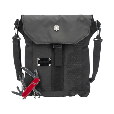 Paquete Victorinox de Mochila ADVENTURE TRAVELER DELUXE y Navaja CLIMBER de 14 Funciones.