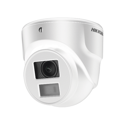 Ultra Mini Turret TURBO 2 Megapixel (1080p) / Gran Angular / Lente 2.8 mm / 20 mts IR EXIR / Exterior IP67 / 4 Tecnologías (TVI / AHD / CVBS) / dWDR / Color Blanco - Image 3