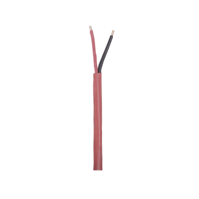 Bobina de 305 metros de alambre 2 x 16 AWG, tipo FPLR, de color rojo, para aplicaciones en sistemas de detección de incendio y Sistemas de Evacuación.