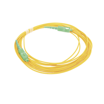 Jumper de Fibra Óptica Monomodo SC/APC - SC/APC Simplex, color amarillo, 5 metros - Image 2
