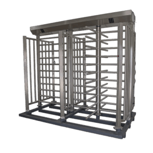 Torniquete De Paso Doble de Cuerpo Completo con Puerta Lateral y Rehilete de Acceso / Fabricado en Acero Inoxidable Grado 304 /