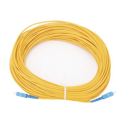 Jumper de Fibra Óptica Monomodo SC/UPC-SC/UPC Simplex de 40 metros,  3mm
