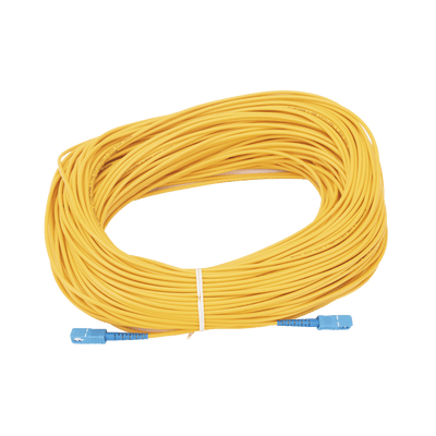 Jumper de Fibra Óptica Monomodo SC/UPC-SC/UPC Simplex de 80 metros,  3mm