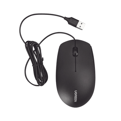 Mouse Óptico USB | Cable USB de 1.5 metros | 3 Botones | 1200DPI | Diseño Ergonómico | Silencioso | Color Negro | Windows / MacOS / Linux / Chrome y otros | También Compatible con DVR / NVR. - Image 2