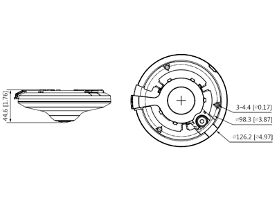 DAHUA IPC-EW5541N-AS - Cámara IP FishEye de 5 MP/WinzMind/ IR de 10 Mts/H.265+/ PoE/ WDR Real/ Micrófono Integrado/ Heat Map/ Detección Inteligente/ Ranura para MicroSD/E&S de Alarma/E&S de Audio/ 3D DNR, HLC, BLC/Interior - Image 9