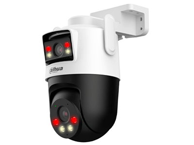 Dahua IPC-WPT1539DD-SW-5E2-PV - Cámara IP PT Wifi Dual de 10 MP, 2 Lentes de 5 MP cada uno (Fijo y PT), Iluminador Dual Inteligente/ IR de 50m, Microfono y Altavoz Integrados, IA, Autotracking, Disuación activa, Ranura MicroSD, IP66 - Image 2