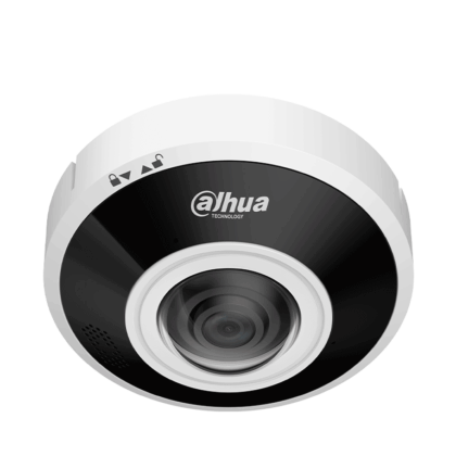 DAHUA DH-IPC-EBW5641P-AS-Cámara IP Fisheye/ 6MP/WizMind/ WDR/Heatmap/conteo de personas/protección perimetral/ LED IR integrado 15m/ deep learning/ E&S Alarma y Audio/ Ranura para tarjeta Micro SD de hasta 1 TB/ Audio bidireccional/ PoE/IK10