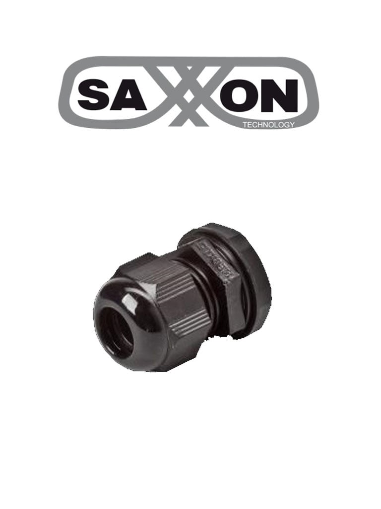 SAXXON ACGBK - Glandula para protección de patchord de F.O. /Para protección de Cables de red y energía en gabinetes y barreras / Cableado en gabinetes / Color negro