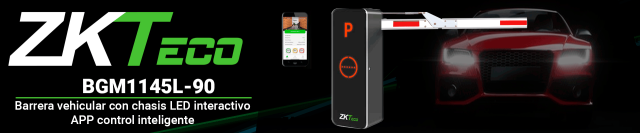 ZKTeco BGM1145L-90 110V Barrera Vehicular Brazo Articulado 4.5m Wi-Fi - Image 2