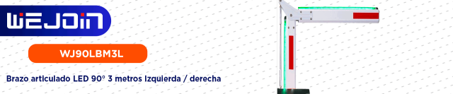 WEJOIN WJ90LBM3L - Brazo articulado  LED / 3 Metros / 90 Grados / Compatible con barrera  LED izquierda / Derecha - Image 2