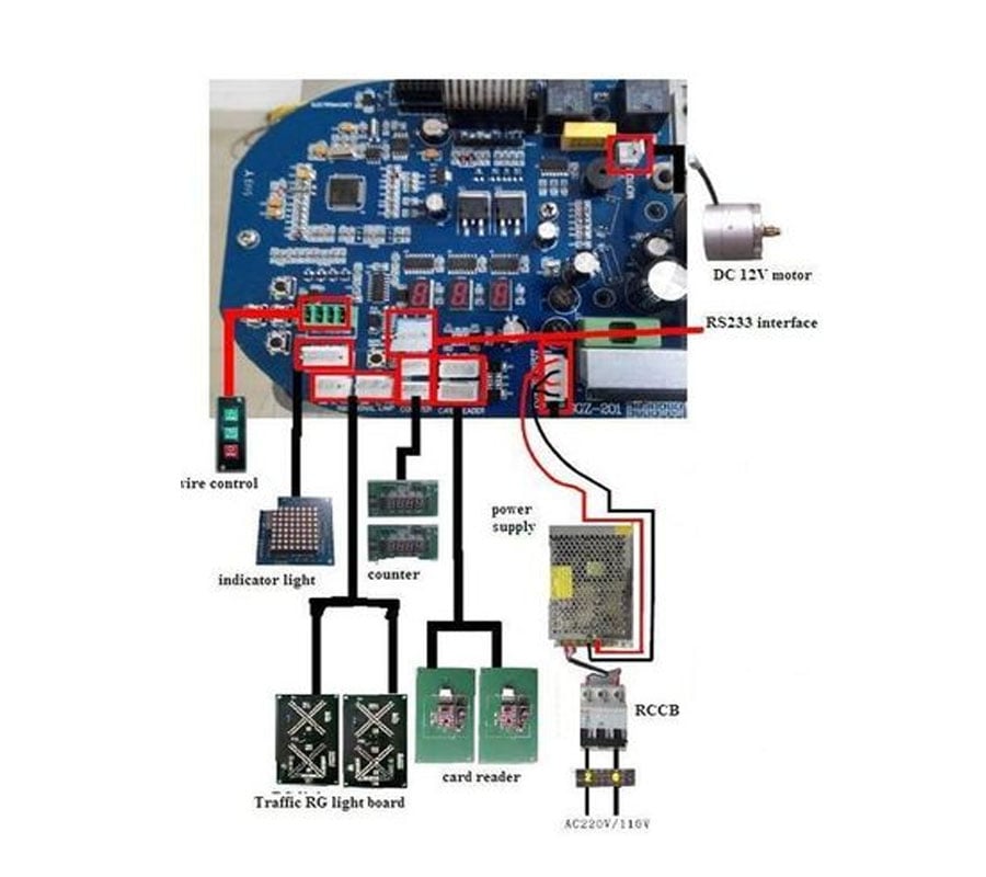 WEJOIN WJTSBRD - Tablero de control para torniquete WJTS112 & WJTA122 WEJOIN - Image 4