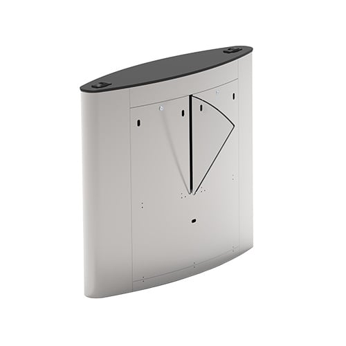 ZKTECO FBL5222 - Barrera Peatonal Central / Acero SUS304 y Cristal Templado / Aleta de Acrílico / Carril 60 cm / Exterior Protegido / 30 a 40 Personas X Min / 2 Millones de Ciclos / Incluye Panel INBIO260 PULL y  FR1200 ID - Image 2