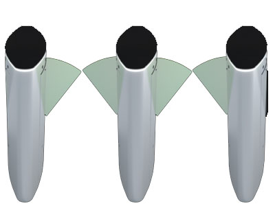 ZKTECO FBL5222 - Barrera Peatonal Central / Acero SUS304 y Cristal Templado / Aleta de Acrílico / Carril 60 cm / Exterior Protegido / 30 a 40 Personas X Min / 2 Millones de Ciclos / Incluye Panel INBIO260 PULL y  FR1200 ID - Image 7