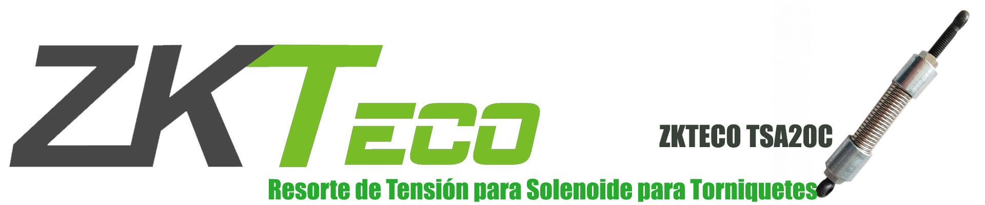 ZKTECO TSA54 - Resorte de Tensión para Solenoide para Torniquetes ZKTECO - Image 2
