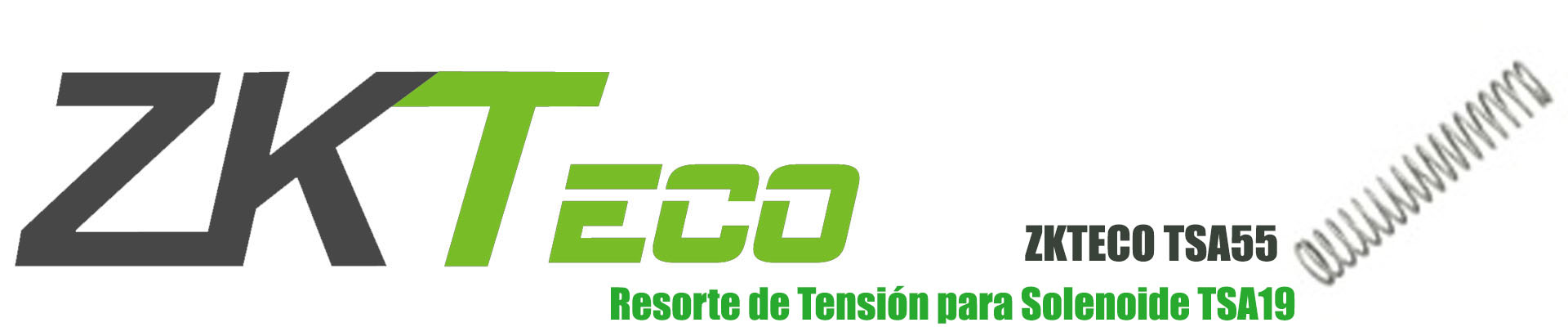 ZKTECO TSA55 - Resorte de Tensión para Solenoide TSA19 / Torniquete Automático ZKTECO - Image 2