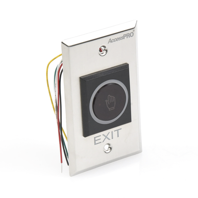 Botón de Salida sin Contacto/ Sensor IR / Iluminado / Normalmente Abierto y Cerrado / Distancia Ajustable de Detección - Image 3