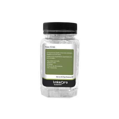 Bote con 100 Plugs Pass through RJ45 Cat5e sin blindaje, chapado de oro a 30 micras para durabilidad extrema - Image 4