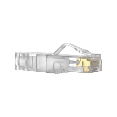 Plug RJ45 Cat6A, Para Cable UTP de Calibre 23-24 AWG, Chapado en Oro de 50 micras, Paquete de 100 piezas - Image 4