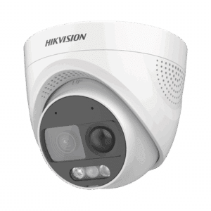 Turret TURBOHD 2 Megapixeles (1080p) / Imagen a color 24/7 / Lente 2.8 mm / Luz Blanca 20 mts / Exterior IP67 / WDR 130dB / Sensor PIR / Sirena Integrada / Estrobo ROJO - AZUL / Micrófono Integrado