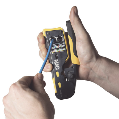 Ponchadora/Pelacables/Cortacables con Matraca para Conectores Pass-Thru RJ45 y Conectores Estándar RJ11/RJ12. - Image 8