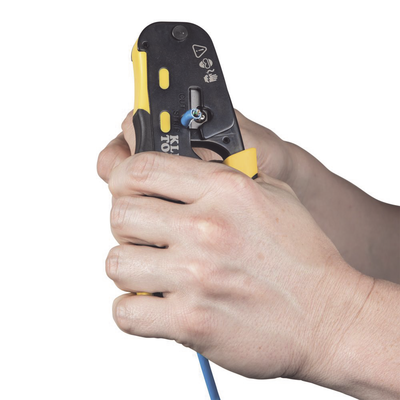 Ponchadora/Pelacables/Cortacables con Matraca para Conectores Pass-Thru RJ45 y Conectores Estándar RJ11/RJ12. - Image 9