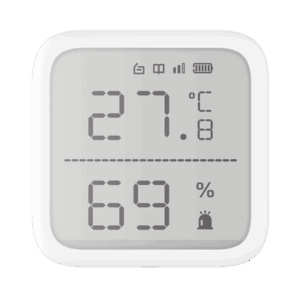 (AX PRO) Detector de Temperatura y Detector de Humedad Inalámbrico / 2.7" de Tamaño / Uso en Interior / Rango de Detección desde  -35°C hasta 99°C