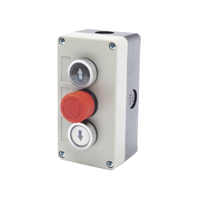 Botonera Triple con Boton de Stop Tipo Enclavado / Para Barreras Vehiculares, Operadores Corredizos y Abatibles. - Image 3