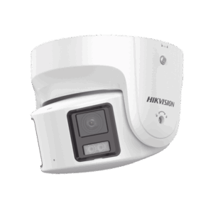 [ PROTECCIÓN ACTIVA ] Turret IP Panorámica 8 Megapixel / 180° / Imagen a Color 24/7 / PoE / WDR 130° / IP67 / ACUSENSE / Protección Activa (Luz Estroboscópica y Alarma Audible) / MicroSD