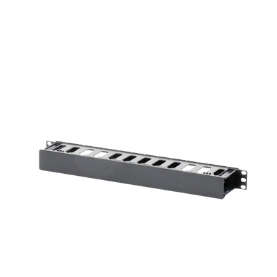 Organizador de Cables Horizontal de 1U para Rack de 19", Fabricado en Polímero Resistente a Deformaciones y Rayones - Image 3