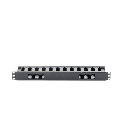 Organizador de Cables Horizontal de 1U para Rack de 19", Fabricado en Polímero Resistente a Deformaciones y Rayones - Image 2