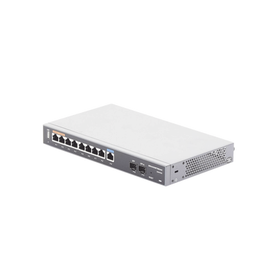 Router Gigabit VPN / Balanceador de cargas / 60,000 sesiones NAT /  9 puertos 10/100/1000 Mbps + 2 puertos SFP (WAN/LAN) / 1 puerto entrada PoE(af/at) / 2 puertos salida PoE (af/at) / Compatible con GWN Cloud. - Image 5