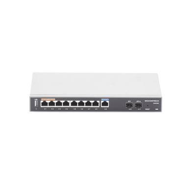 Router Gigabit VPN / Balanceador de cargas / 60,000 sesiones NAT /  9 puertos 10/100/1000 Mbps + 2 puertos SFP (WAN/LAN) / 1 puerto entrada PoE(af/at) / 2 puertos salida PoE (af/at) / Compatible con GWN Cloud. - Image 4