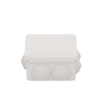 Caja Derivación-Conexión de Plástico (89 X 89 X 50 mm) con 7 Glándulas de Goma. Para Instalaciones Comerciales,  Residenciales e Industriales. Cerrado a Presión. - Image 2