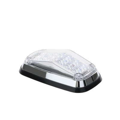 Luz de advertencia 8 X 4", Color Rojo / Claro, IP67, SAE, Ideal para Ambulancias - Image 3