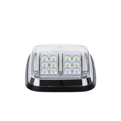 Luz de advertencia de 8 X 6", Color Rojo / Claro, SAE, IP67, Ideal para Ambulancias - Image 5