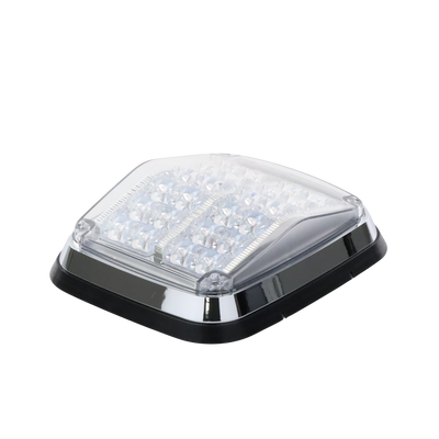 Luz de advertencia de 8 X 6", Color Rojo / Claro, SAE, IP67, Ideal para Ambulancias - Image 4