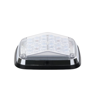 Luz de advertencia de 8 X 6", Color Rojo / Claro, SAE, IP67, Ideal para Ambulancias - Image 3