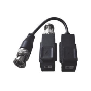 Kit de Transceptor (Balluns) TURBOHD con Boton Push / Hasta 8 MP (4K) / 100% Cobre / Soporta HD-TVI / AHD / CVI / CVBS / Audio por Coaxitron / Datos para Menu de Configurar de Cámaras