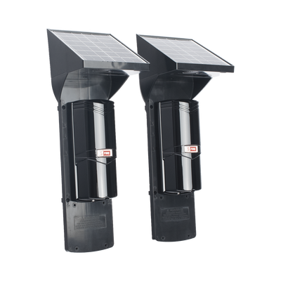 Detector fotoelectrico con celda solar ; DE 2 RAYOS; alcance exterior 60 m / interior 120 m, 4 frecuencias / Para ambientes donde no hay electricidad - Image 3