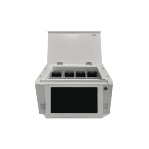 Estación de Descarga para Cámaras Corporales | 8 Canales de Conexión | Descarga Simultanea | Pantalla Táctil | Almacenamiento Hasta 12TB | Carga y Copia de Seguridad Automática | Compatible con Body Cam XMR-R3.