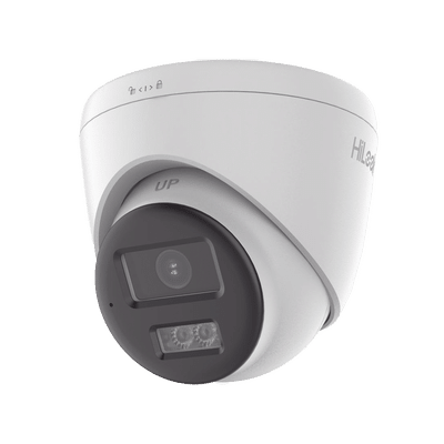 [Audio Bidireccional + Dual Light + ColorVu] Turret TURBOHD 2 Megapixel (1080p) / Lente 2.8 mm / 40 mts IR EXIR + 40 mts Luz Blanca / Micrófono y Bocina Integrado / Exterior IP67 / dWDR