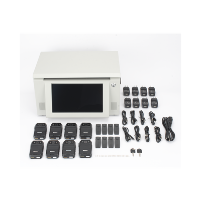 Kit de descarga simultanea para Bodycam | Estación de descarga XMRA8R3 | 8 X Bodycam XMRR3 - Image 4