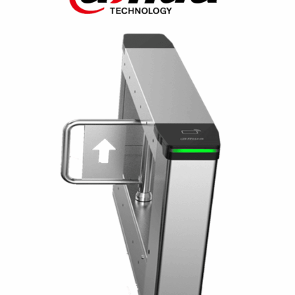 DAHUA DHI-ASGB611K-R - Swing Barrier (Barrera Medio Cuerpo) Derecha/ Servo Motor/ 12 Pares IR/ 20-60 Personas por Minuto/Apertura ajustabel 0.5s-1.6s/ Carril de 600mm/Exterior Protegido-Interior/ Compatible con DHI-ASGB610K-L y DHI-ASGB621K-D