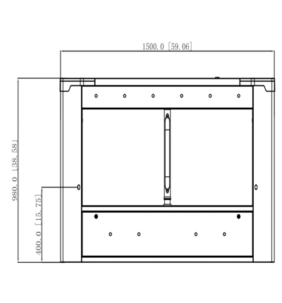 DAHUA DHI-ASGB611K-R - Swing Barrier (Barrera Medio Cuerpo) Derecha/ Servo Motor/ 12 Pares IR/ 20-60 Personas por Minuto/Apertura ajustabel 0.5s-1.6s/ Carril de 600mm/Exterior Protegido-Interior/ Compatible con DHI-ASGB610K-L y DHI-ASGB621K-D - Image 3