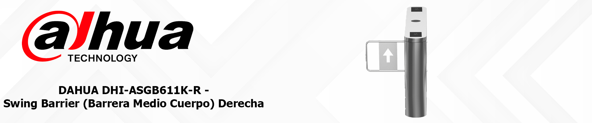 DAHUA DHI-ASGB611K-R - Swing Barrier (Barrera Medio Cuerpo) Derecha/ Servo Motor/ 12 Pares IR/ 20-60 Personas por Minuto/Apertura ajustabel 0.5s-1.6s/ Carril de 600mm/Exterior Protegido-Interior/ Compatible con DHI-ASGB610K-L y DHI-ASGB621K-D - Image 6