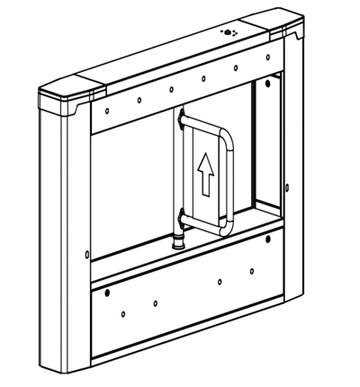 DAHUA DHI-ASGB611K-R - Swing Barrier (Barrera Medio Cuerpo) Derecha/ Servo Motor/ 12 Pares IR/ 20-60 Personas por Minuto/Apertura ajustabel 0.5s-1.6s/ Carril de 600mm/Exterior Protegido-Interior/ Compatible con DHI-ASGB610K-L y DHI-ASGB621K-D - Image 4