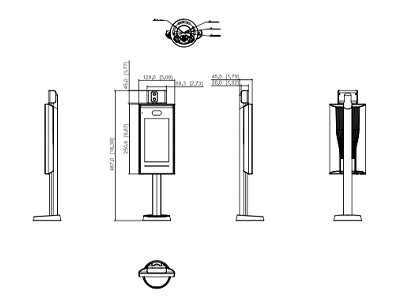 DAHUA DHI-ASI7223X-A-V1-T1 - Control de Acceso con Reconocimiento Facial y Medición de Temperatura/ Pantalla touch de 7 Pulgadas/ Soporta 100,000 Usuarios, 100,000 Rostros, 100,000 Tarjetas, 300,000 Registros/ Montaje en Torniquete/ - Image 10